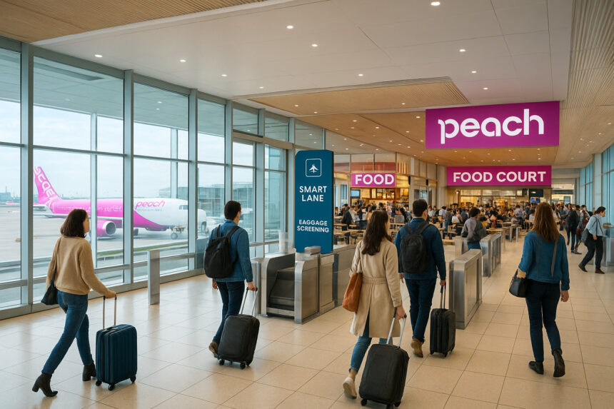В Терминале 2 аэропорта Кансай открыли обновлённую зону для лоукостеров
