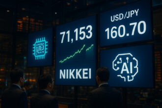 Никкей превысил 71 000: рекорд четвёртый день подряд