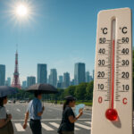 Жара охватила Токио: столбик термометра поднялся до 35°C