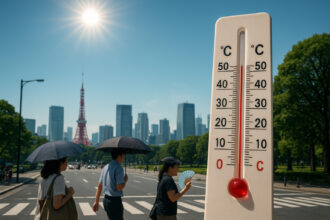 Жара охватила Токио: столбик термометра поднялся до 35°C